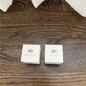 ALO Yoga Glow System Body Polish and Multi-Balm Set